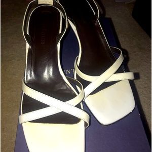 Ann Taylor Loft Bombay White Calf size 7 1/2